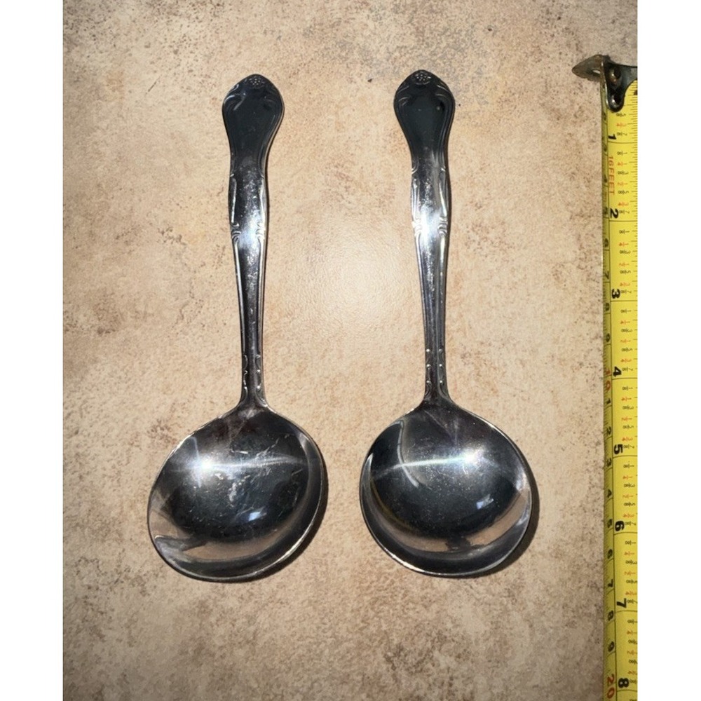 Update International Stainless Steel 18CR Serving Ladles 7" Set of 2